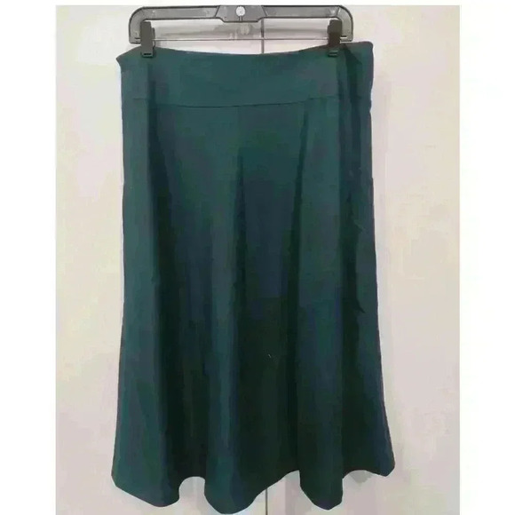 Pendleton Vintage Women's Size 6 Green A-Line Midi Skirt Casual Grandma Office - Picture 2 of 3